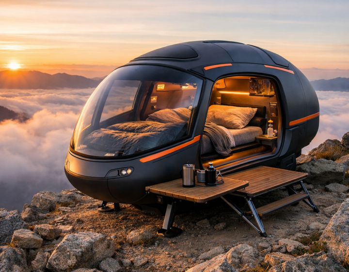 The Ultimate Camping Pod: A Vision in Comfort and Design