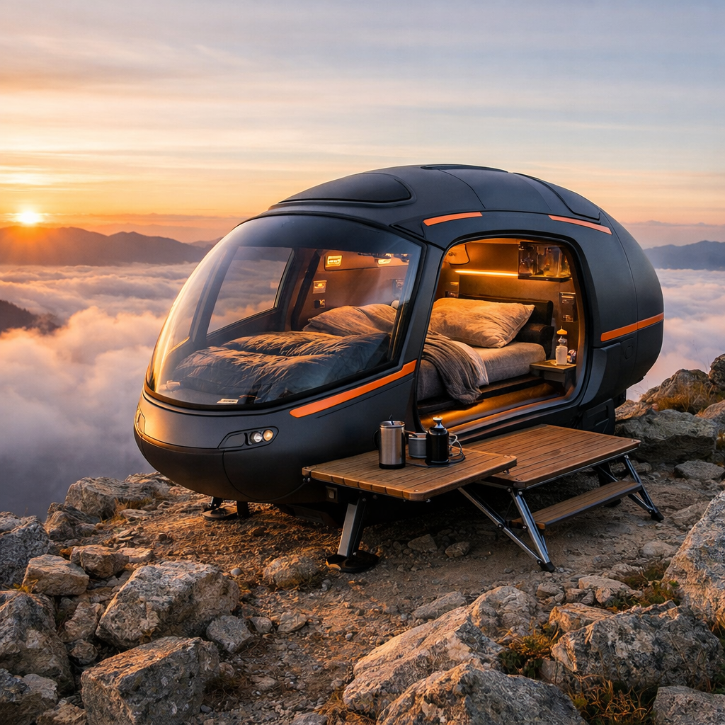 The Ultimate Camping Pod: A Vision in Comfort and Design product image