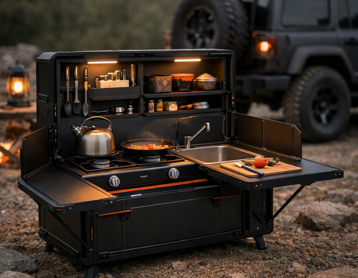 The Ultimate Portable Camping Kitchen Concept