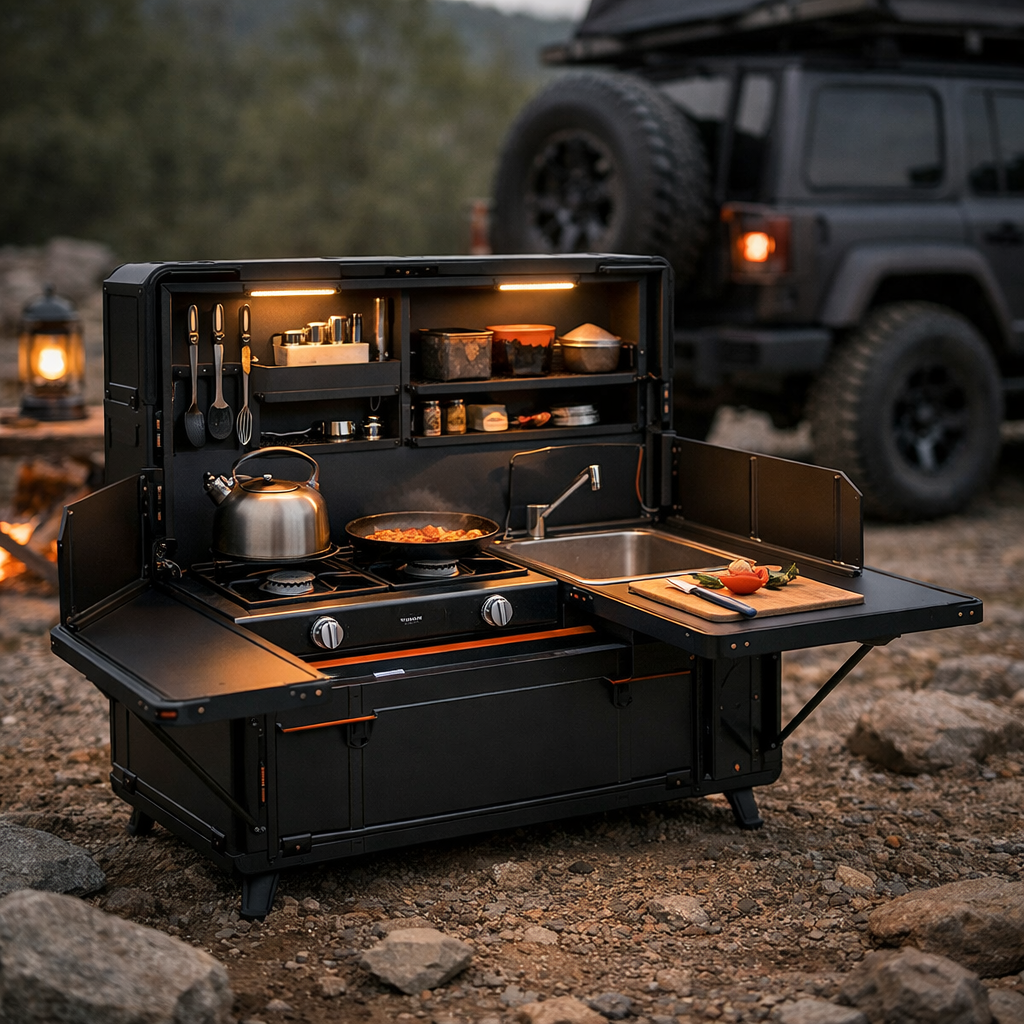 The Ultimate Portable Camping Kitchen Concept product image