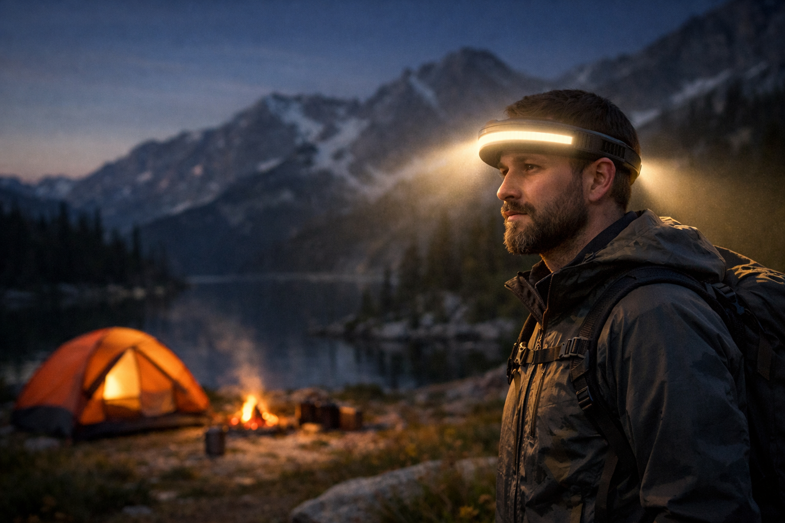WideBeam Headlight Concept — AI-generated outdoor cover